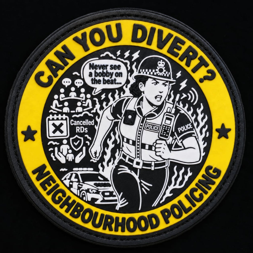 Neighbourhood Policing PVC Patch - Can you divert?
